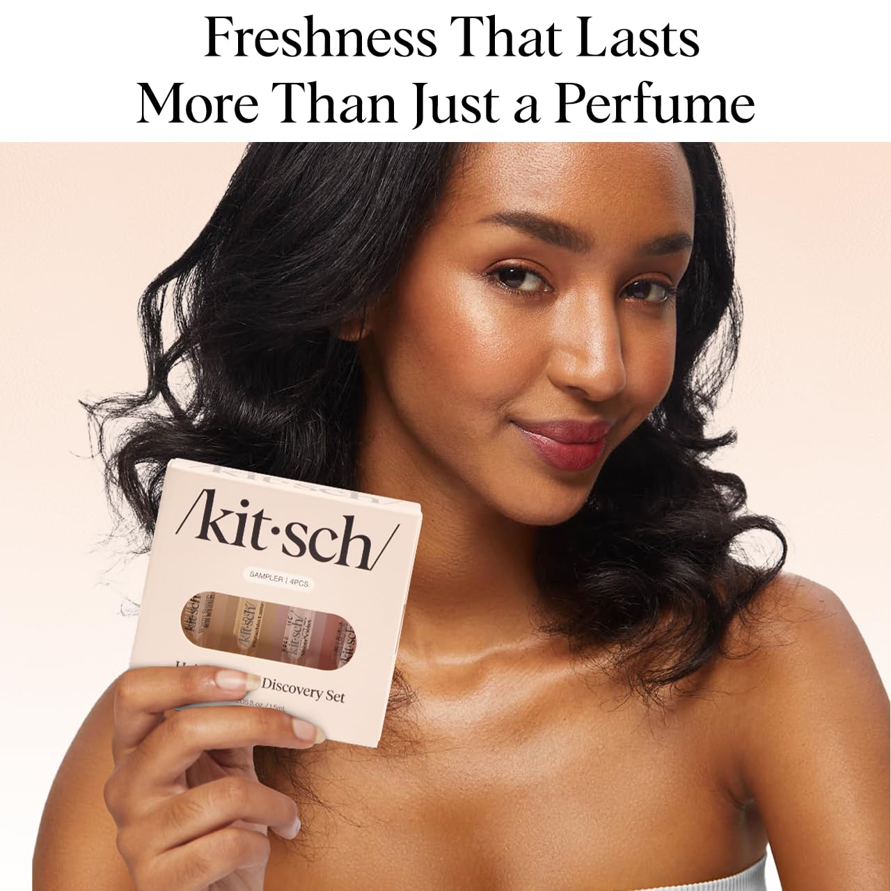 Showcases the product in a relatable, authentic way by featuring a real person using and holding the item.