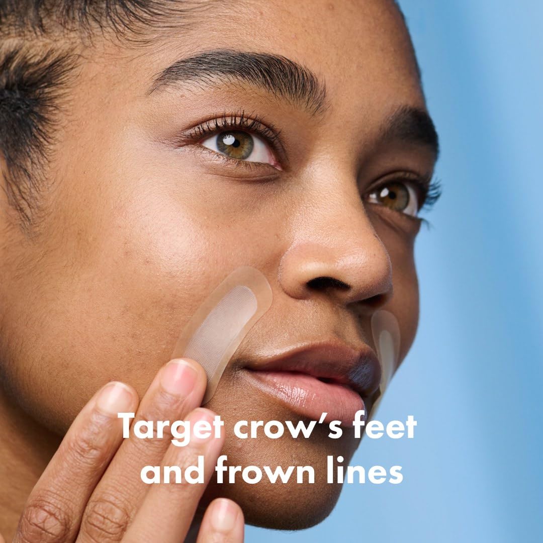 Demonstrates the product's ability to target specific areas of concern like crow's feet and frown lines, highlighting its precision in addressing signs of…