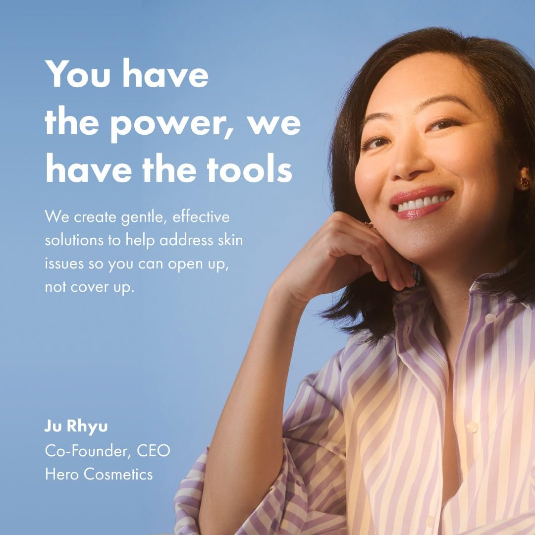 Communicates the brand's philosophy of empowering customers with effective skincare solutions, emphasizing a positive approach to addressing skin issues.