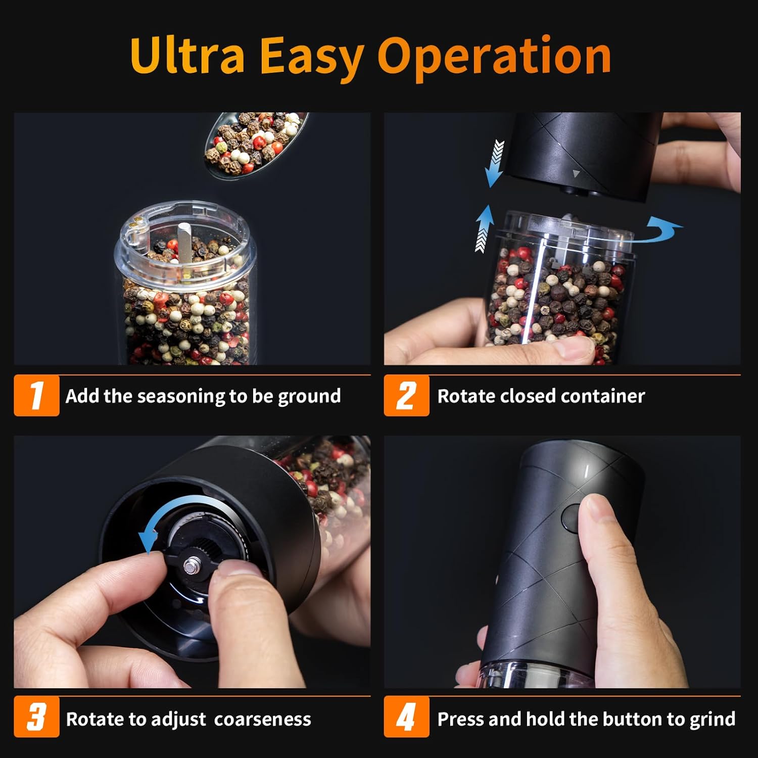 Demonstrates the simple steps to use the product, emphasizing its user-friendly design and ease of operation.