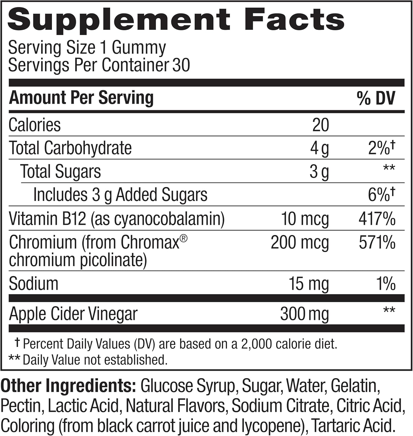 Provides detailed nutritional information and ingredients of the supplement to help customers make an informed decision about its contents and potential benefits.