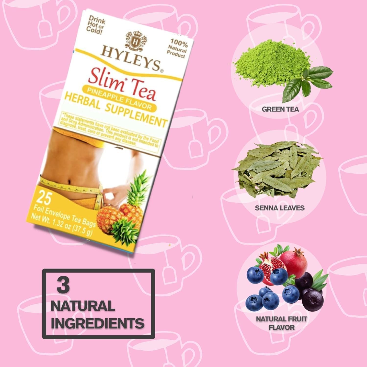 Highlights the product's natural ingredients and weight management benefits to appeal to health-conscious consumers. Emphasizes the product's natural composition to reassure customers about its…