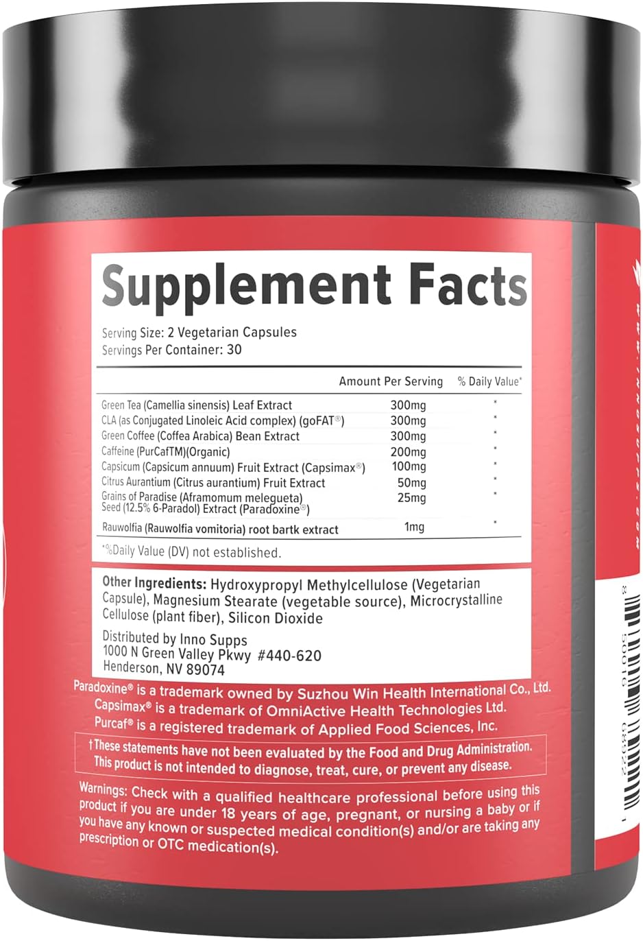 Provides detailed information about the product's ingredients, serving size, and nutritional content to help customers understand exactly what's in the supplement.