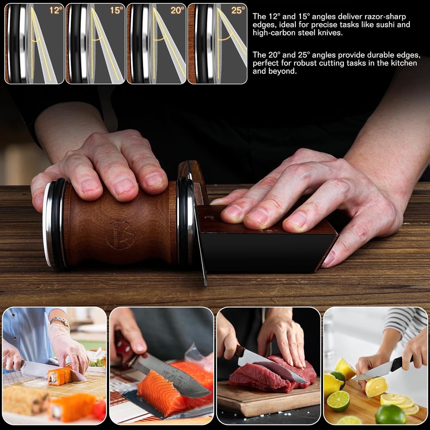 Secondary Images for Rolling Knife Sharpener Tool Kit