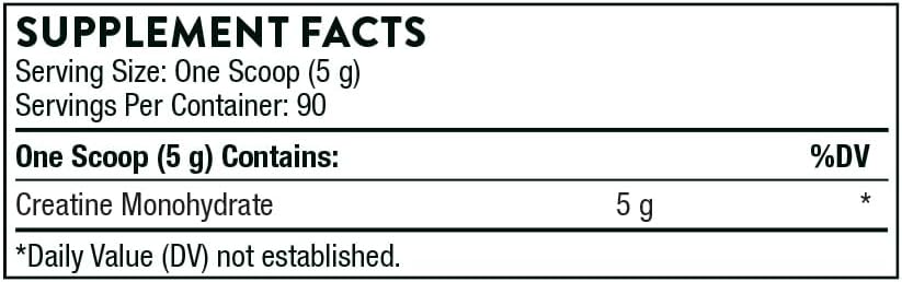 Provides detailed nutritional information and dosage for the supplement, helping customers understand the product's content and usage.