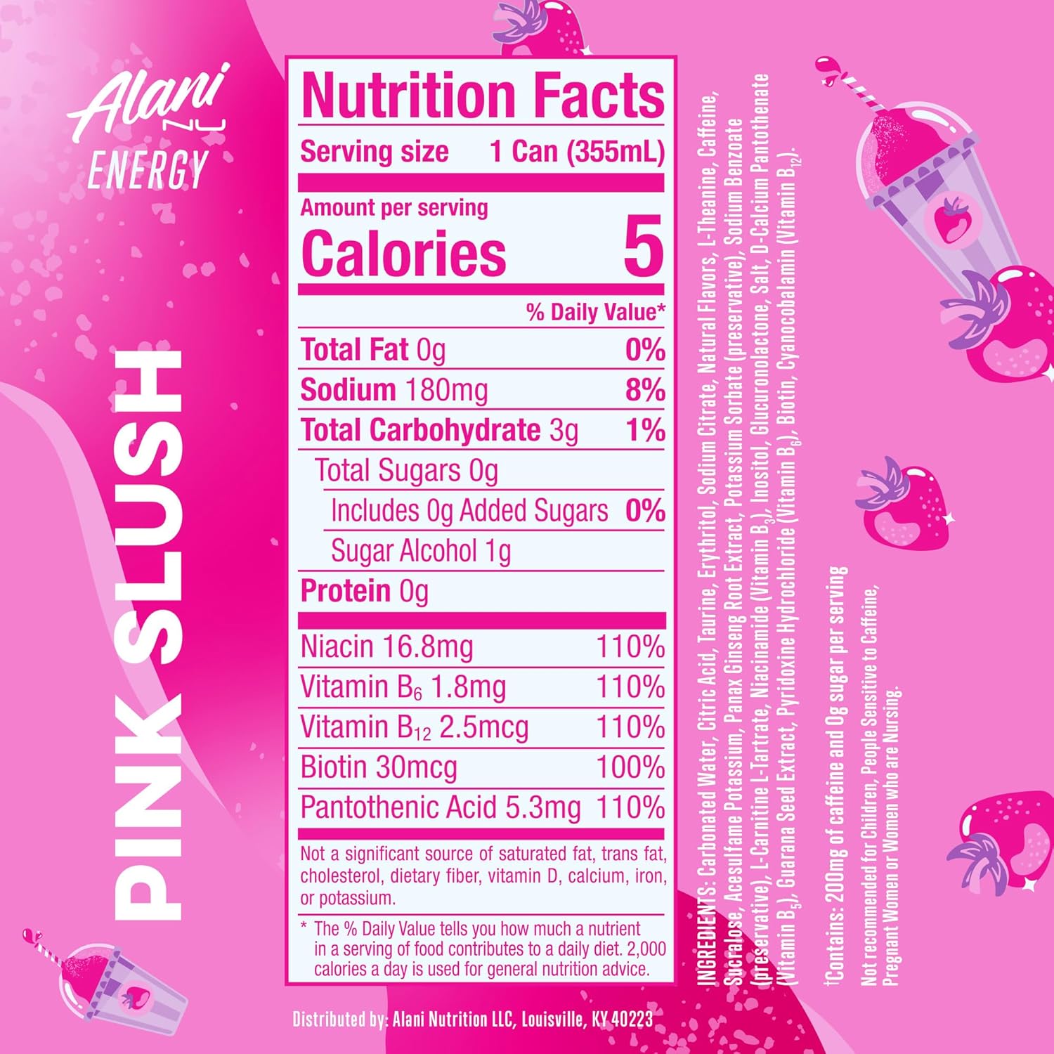 Secondary Images for Alani Nu PINK SLUSH