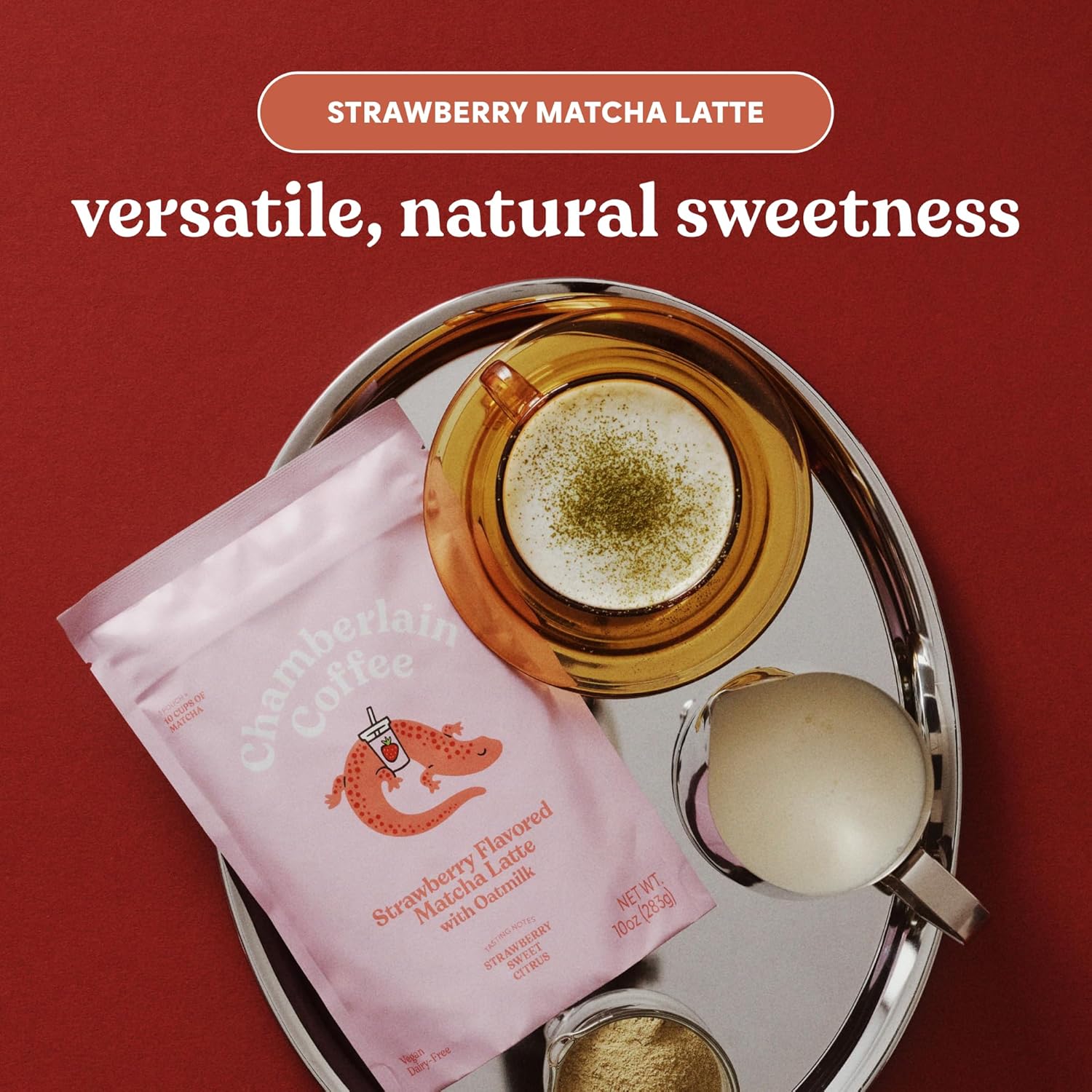 Highlights the product's natural sweetness as a key feature, appealing to health-conscious consumers looking for naturally flavored beverages.