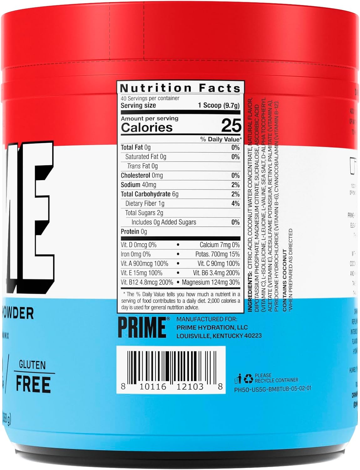 Provides detailed nutritional information to help shoppers make informed decisions about the product's contents and health impact.