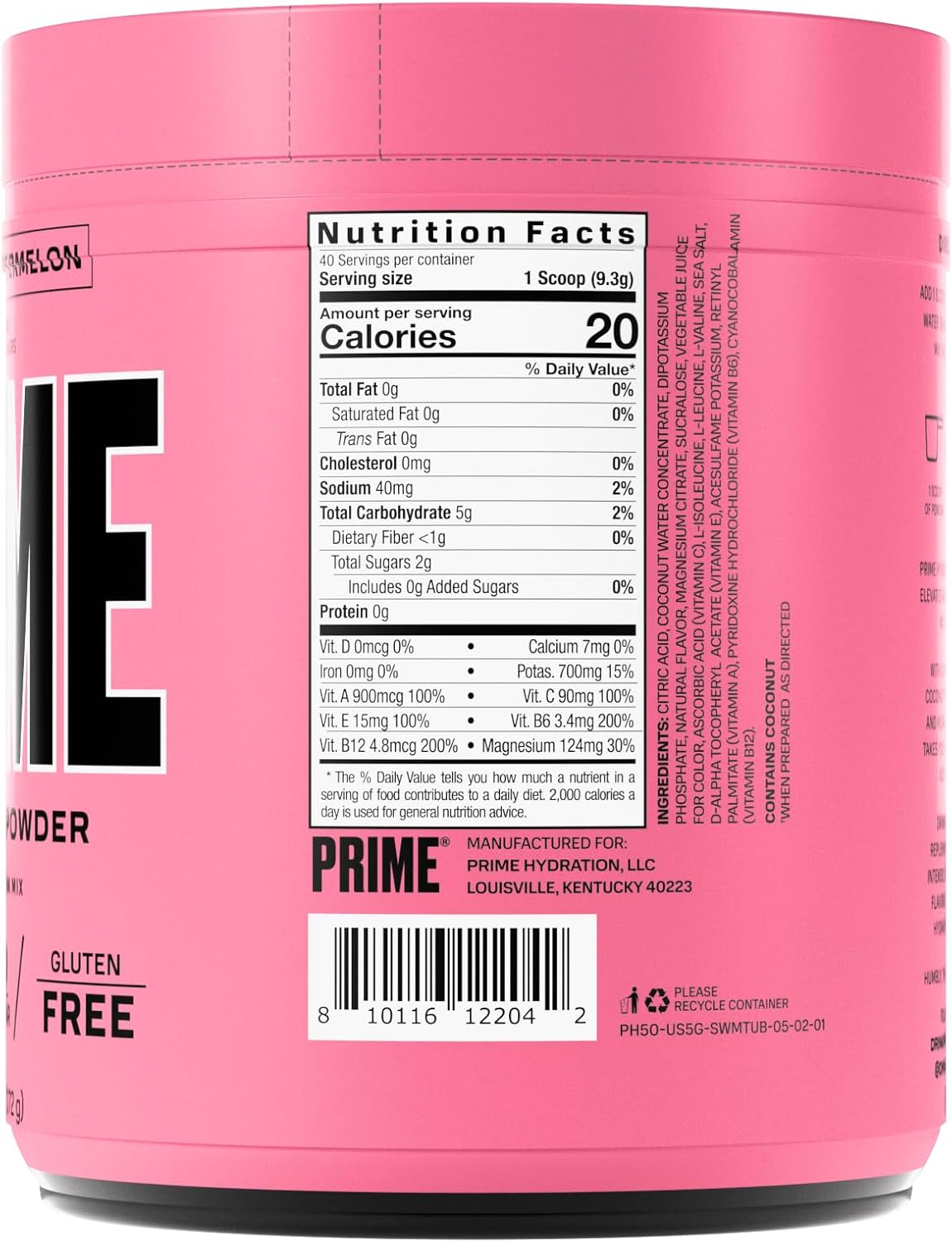 Provides detailed nutritional information and serving size details to help shoppers understand the product's contents and nutritional value.
