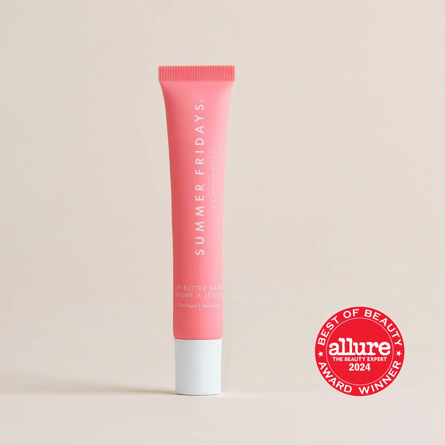 Highlights the product's recognition as a 'Best of Beauty' award winner from Allure magazine, building credibility and trust with potential customers.
