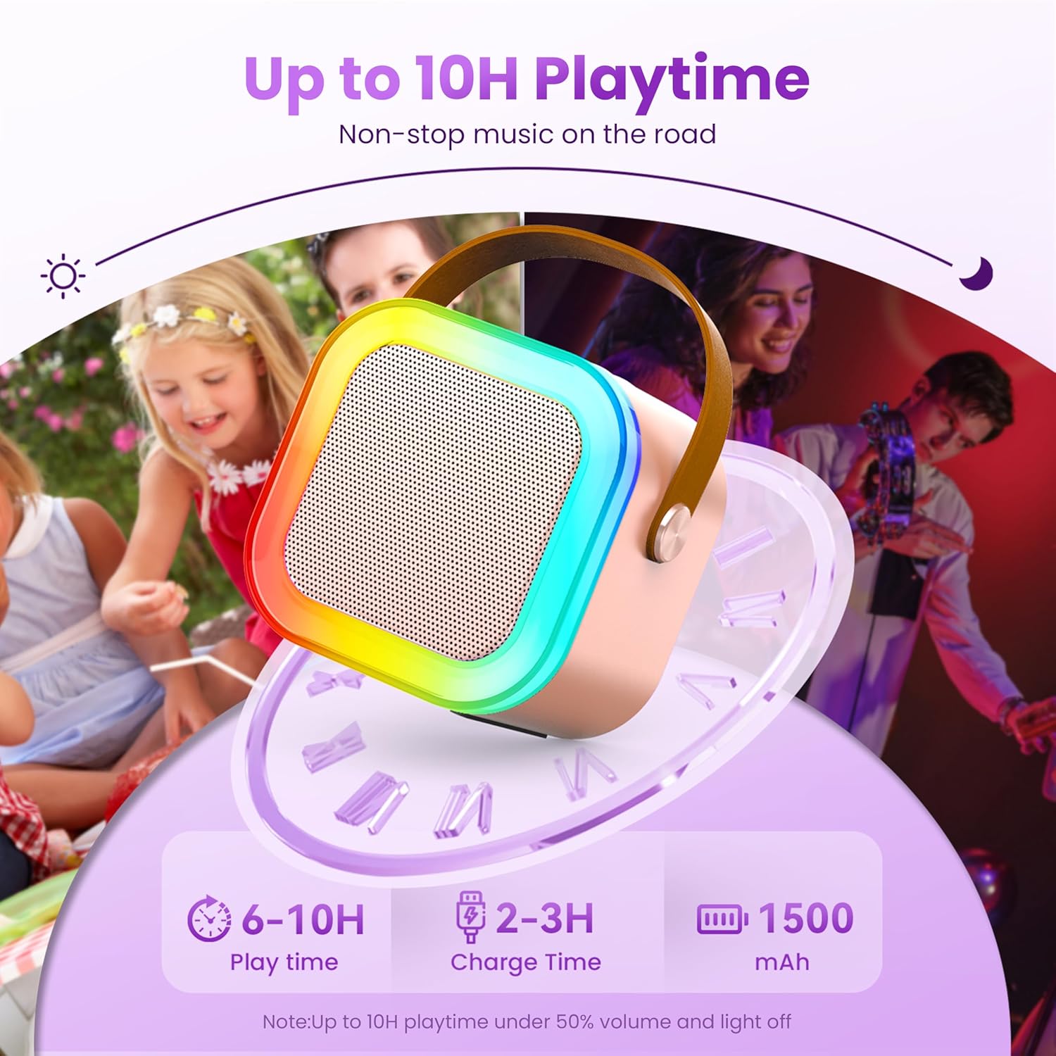 Secondary Images for Mini Karaoke Machine for Kids Adults