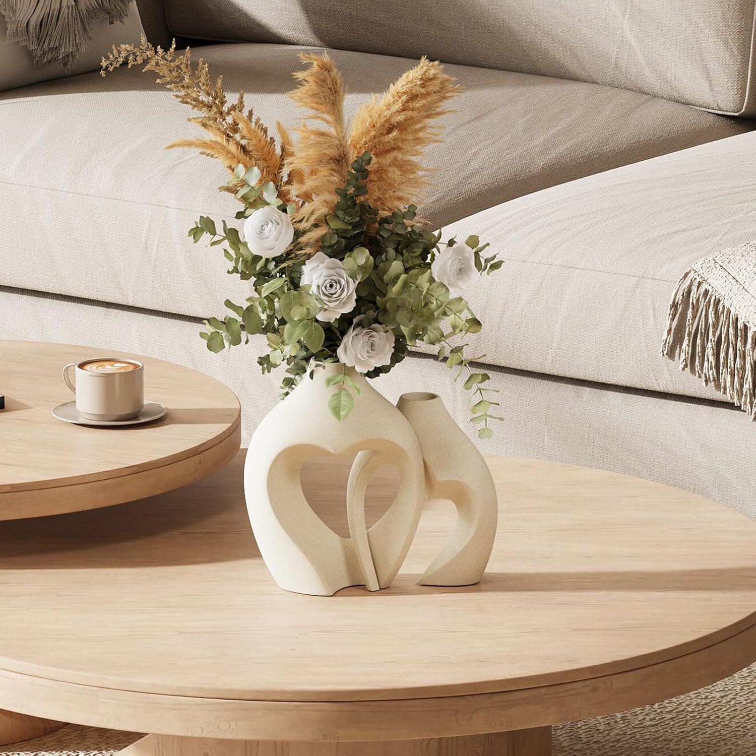 Showcases the product in a stylish, lived-in home setting to demonstrate how it enhances the overall aesthetic of a room.