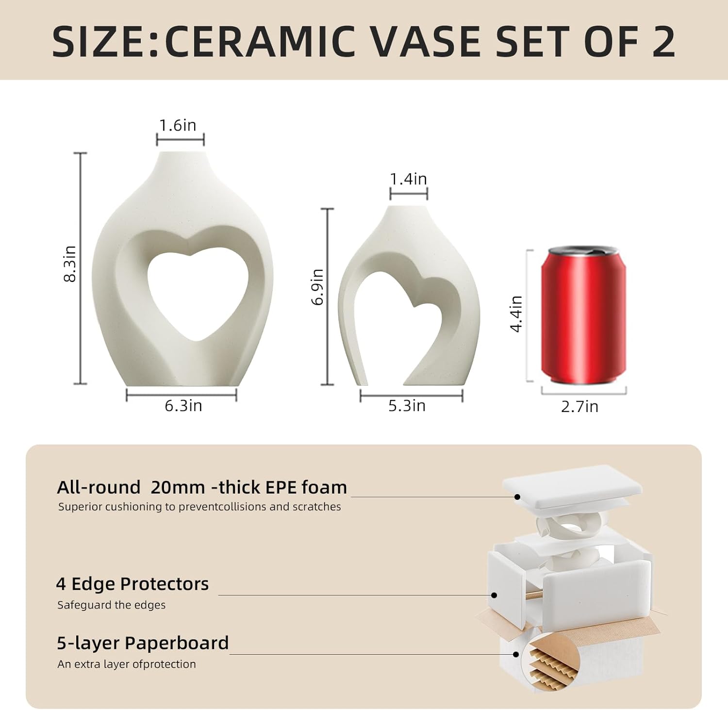 Secondary Images for White Vases for Decor