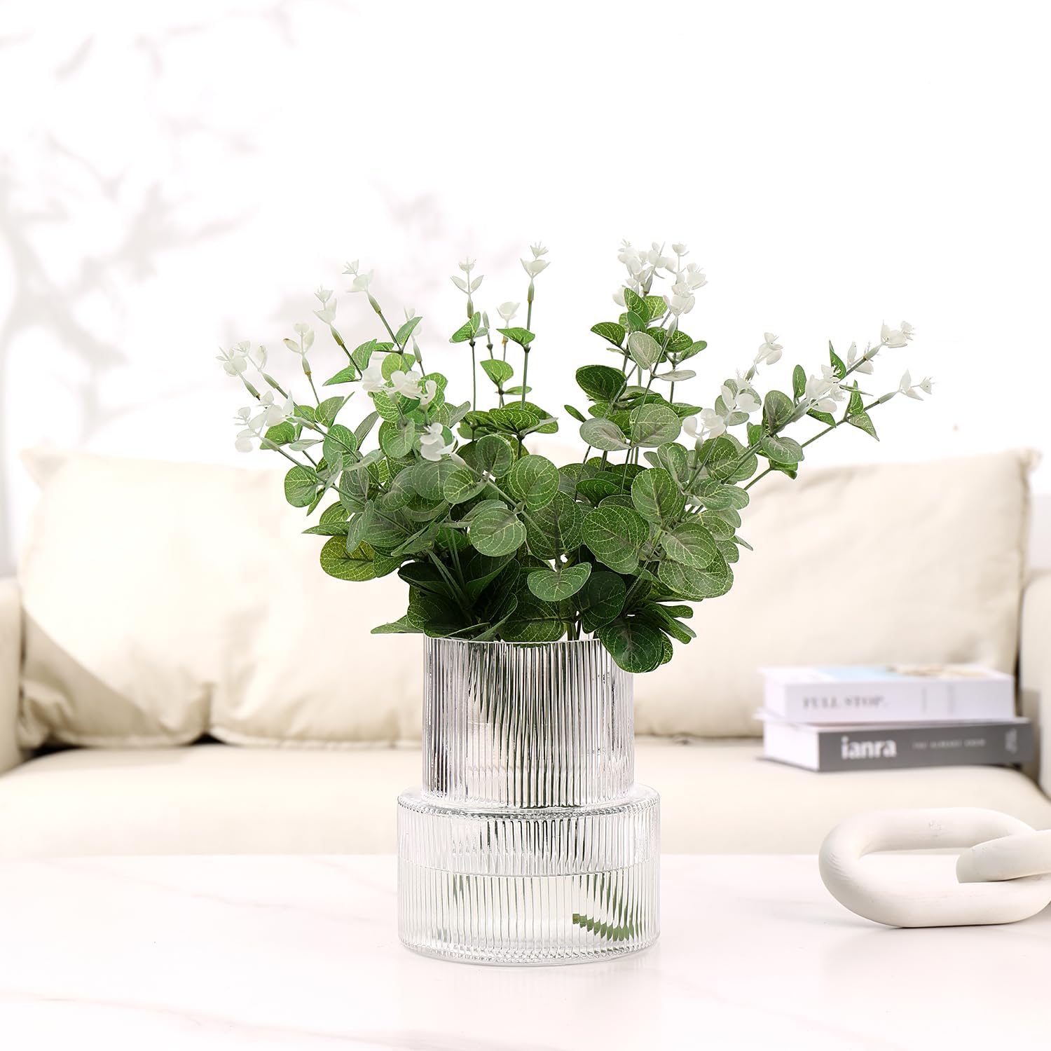 Shows the product in a real-world context to demonstrate how it enhances home decor and creates a fresh, natural ambiance.