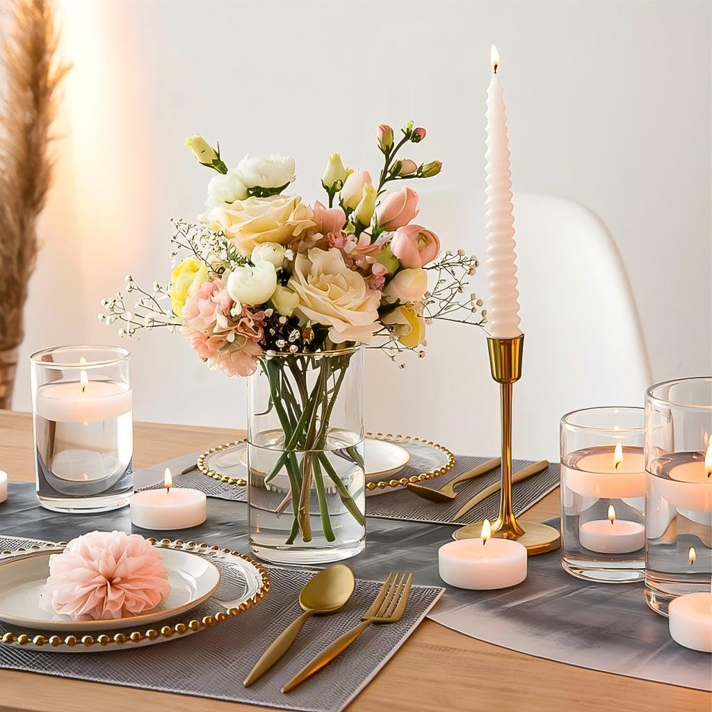 Showcases how the product can be used to create a beautiful and romantic table setting, inspiring customers to recreate the look at home.