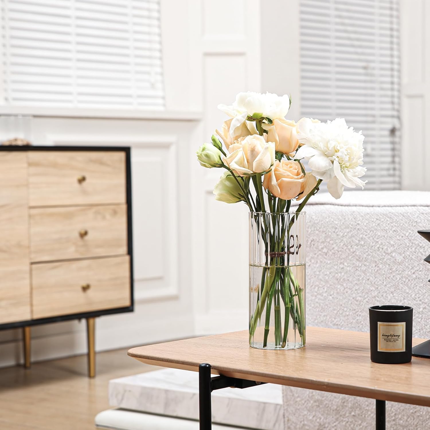 Shows the product in a real-world context to help shoppers visualize how it would look in their own home.