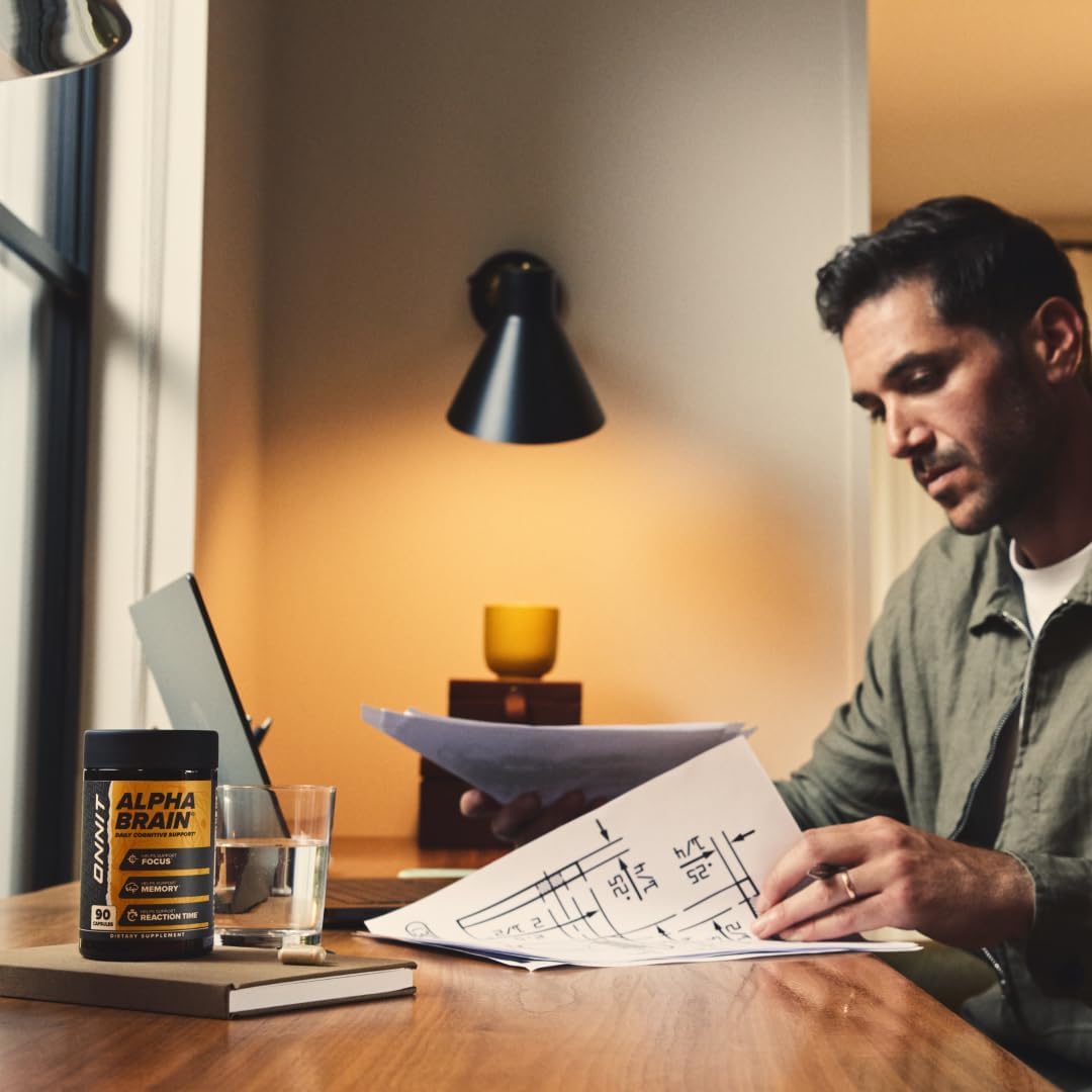Shows the product being used in a real-world work setting to demonstrate its relevance for professionals needing mental focus and clarity. Highlights the product's ability to improve focus and…