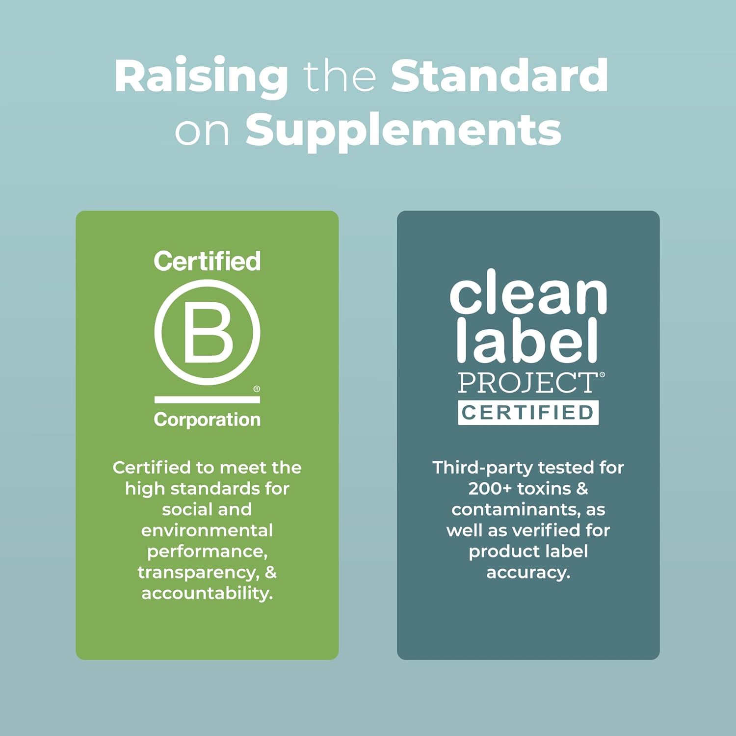 Highlights the product's certifications and testing to reassure customers about its safety and quality standards.