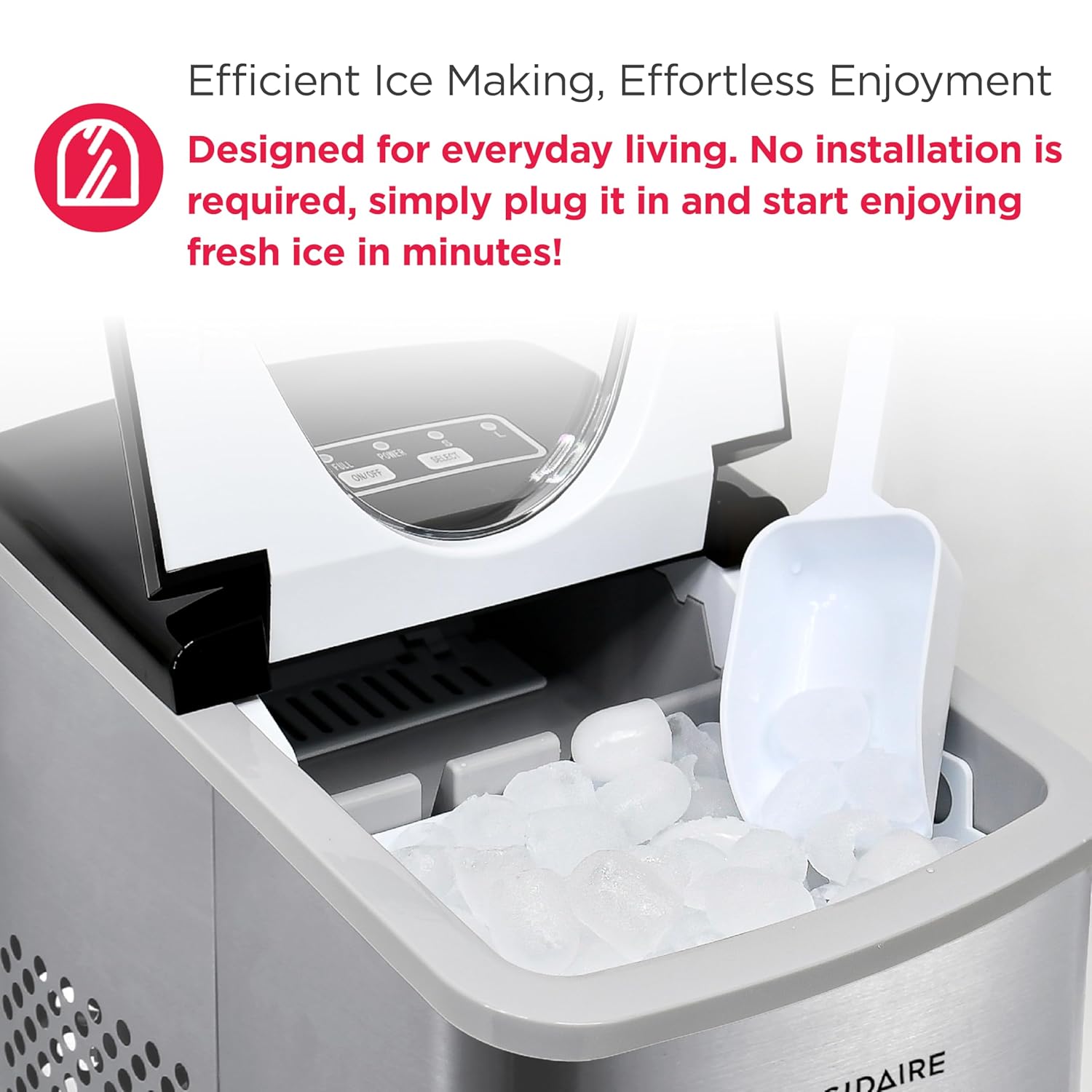 Secondary Images for Frigidaire 26 Lbs per Day Portable Compact Maker