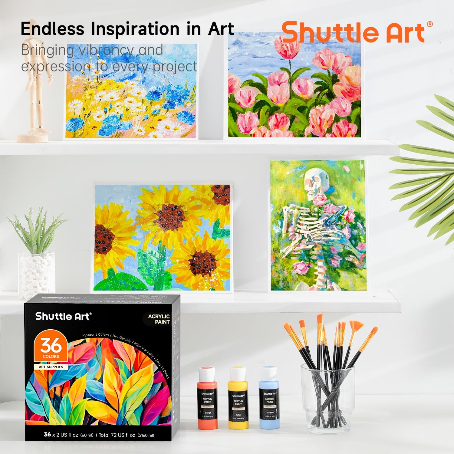 Secondary Images for Shuttle Art Acrylic Paint Set