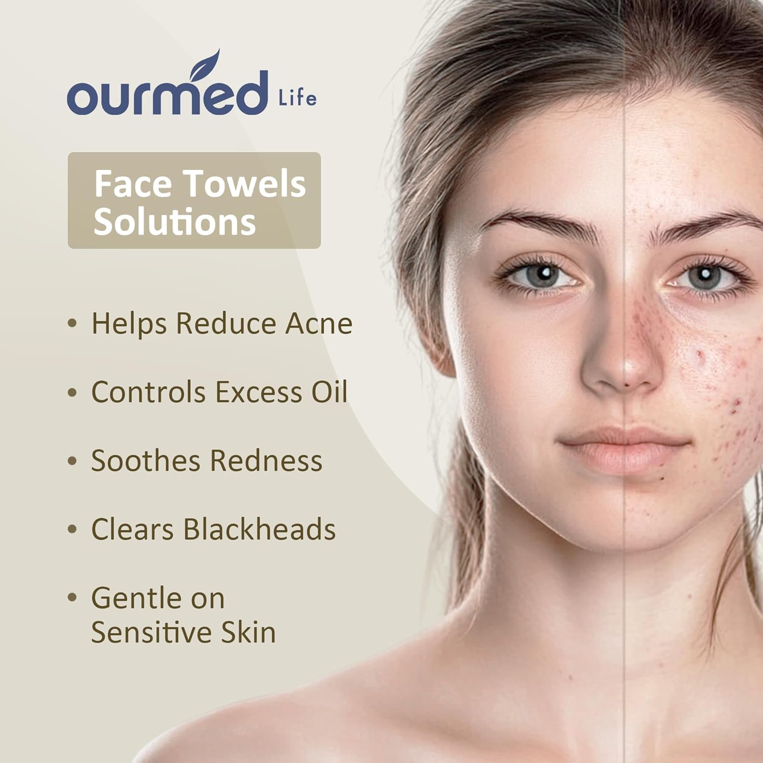 Secondary Images for Ourmed Life Face Towels