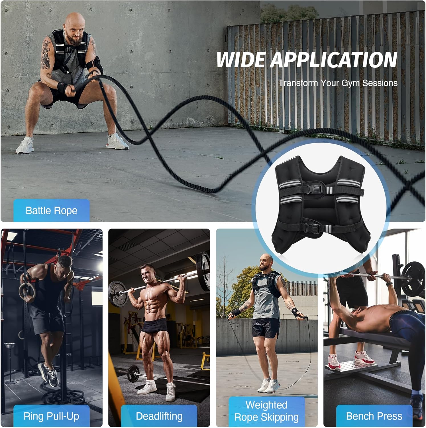 Secondary Images for ZELUS Weighted Vest