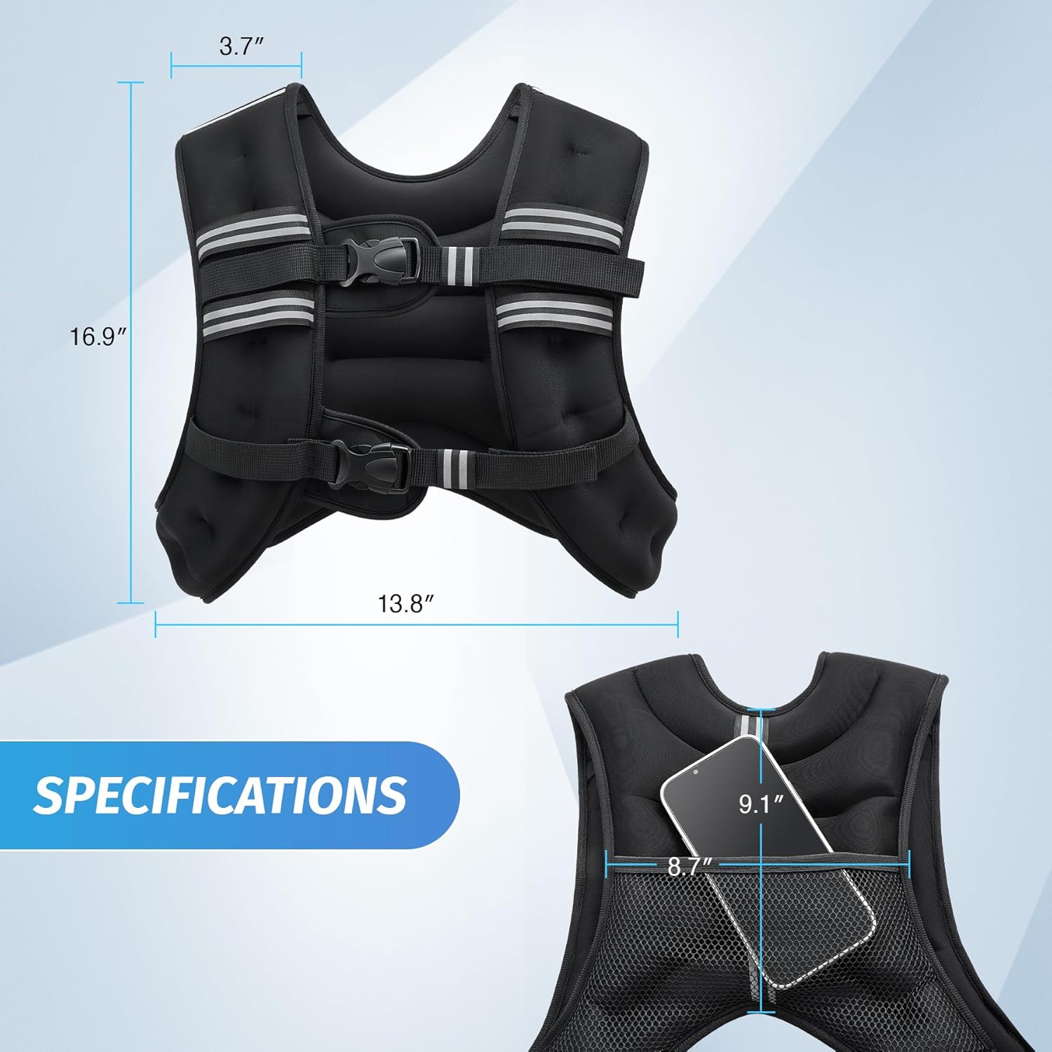 Secondary Images for ZELUS Weighted Vest