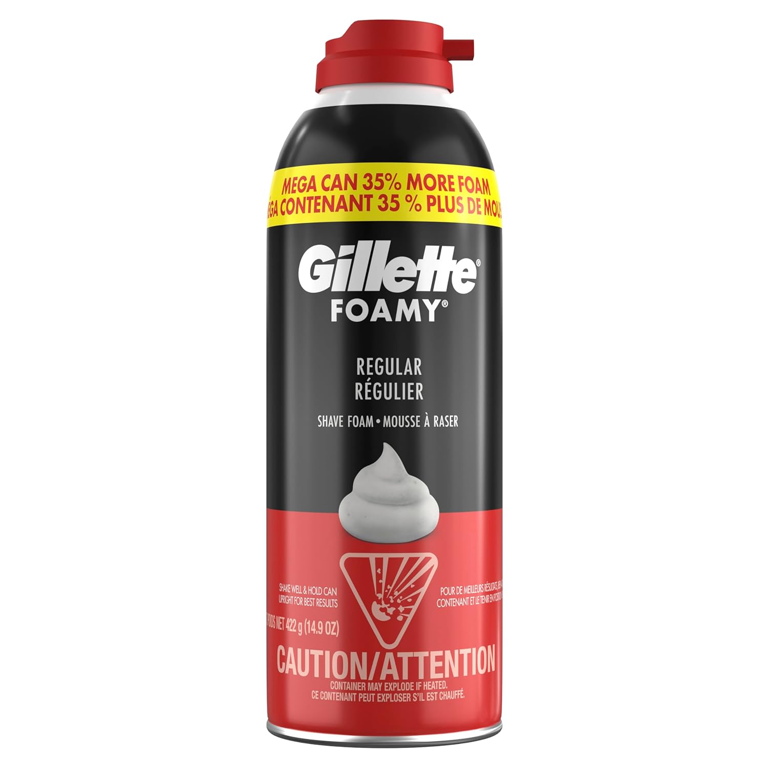 Highlights the increased quantity of product compared to standard size, emphasizing value for money.