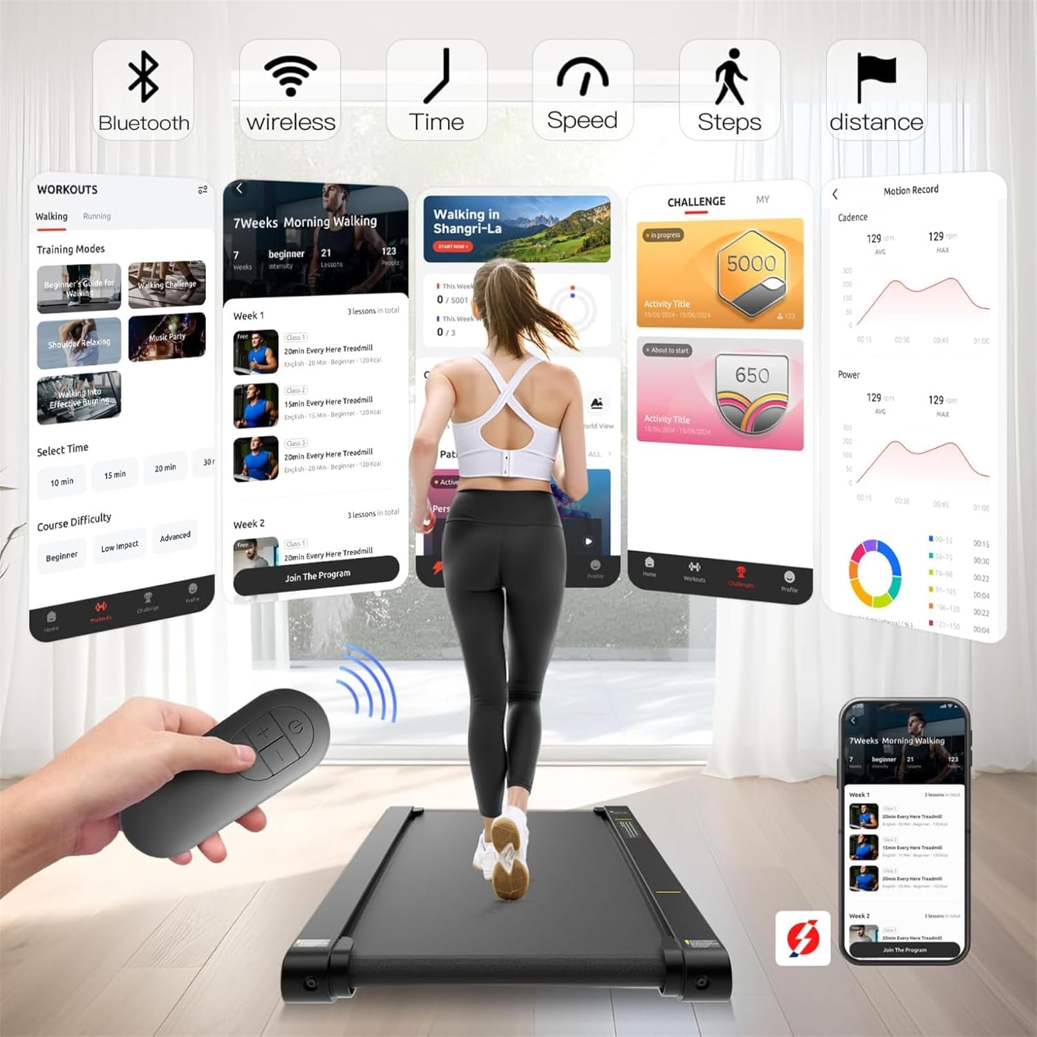 Secondary Images for Sperax Walking Treadmill Pad with APP