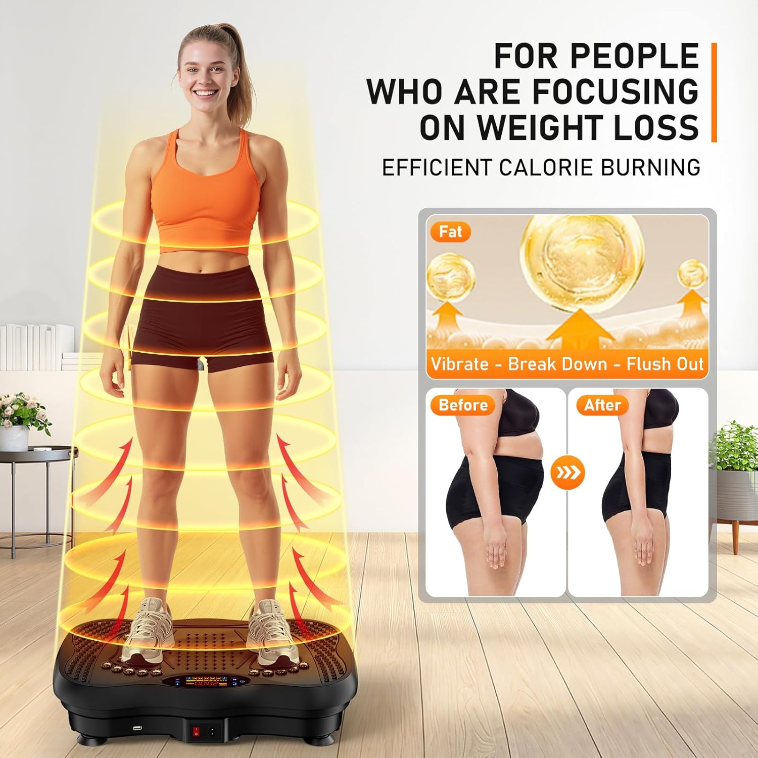 Secondary Images for Vibration Plate Exercise Machine