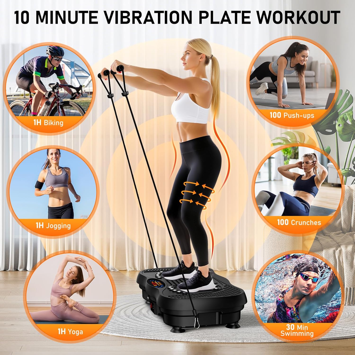 Secondary Images for Vibration Plate Exercise Machine