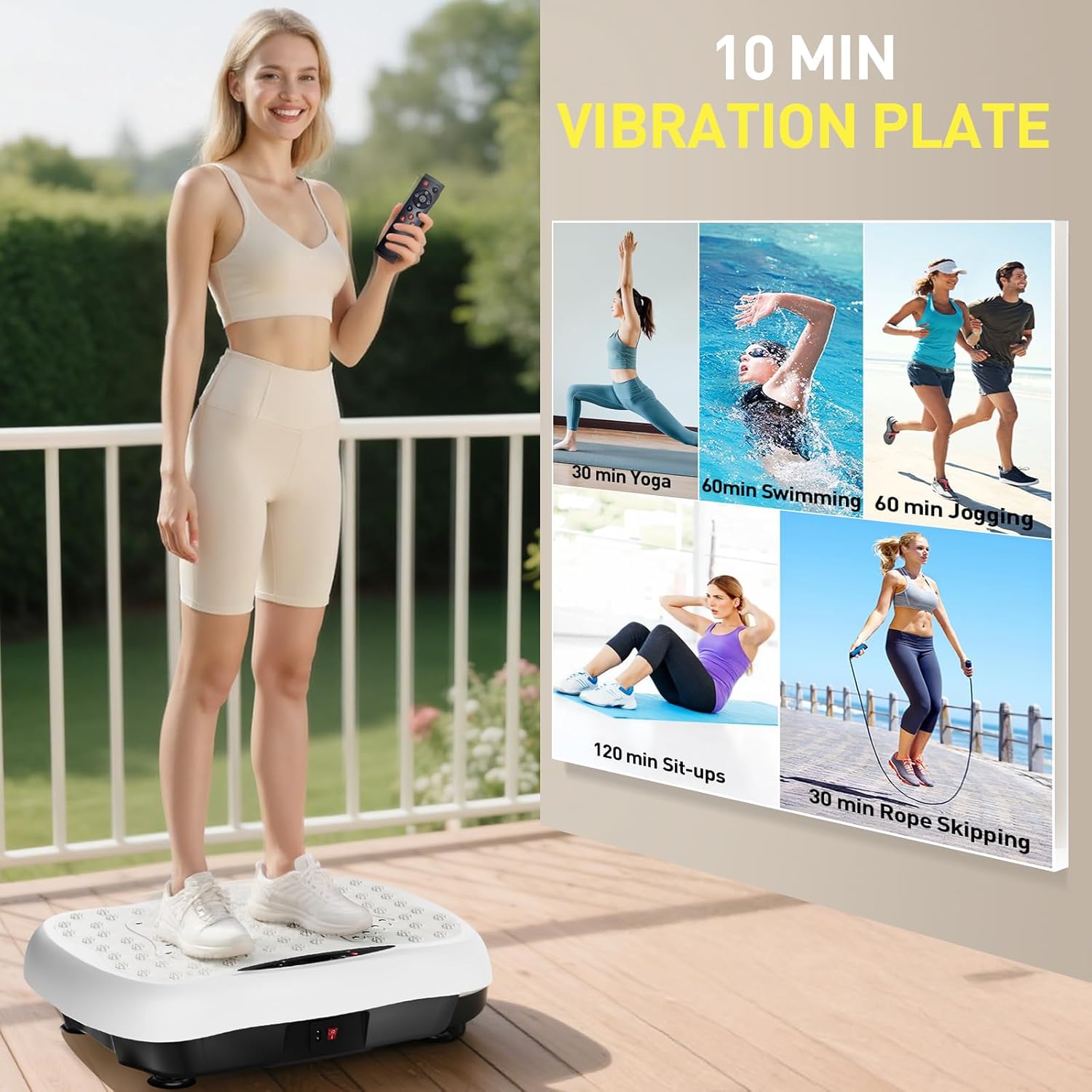 Secondary Images for Vibration Plate Exercise Machine