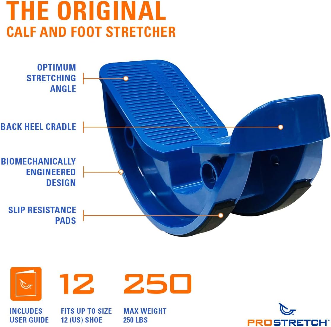 Highlights the key design features of the calf and foot stretcher to demonstrate its effectiveness and ease of use. Provides specific measurements to help customers understand if the product is…