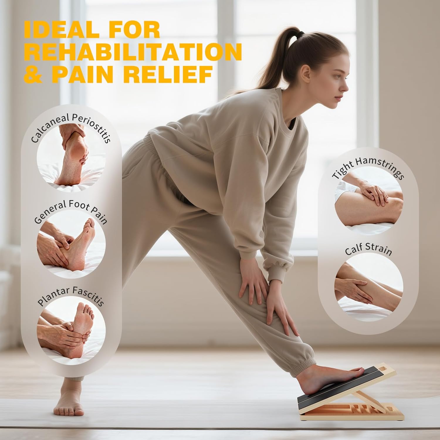 Secondary Images for Slant Board for Calf Stretching
