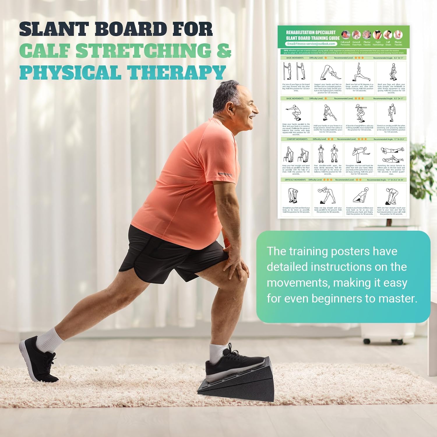 Secondary Images for Slant Board for Calf Stretching