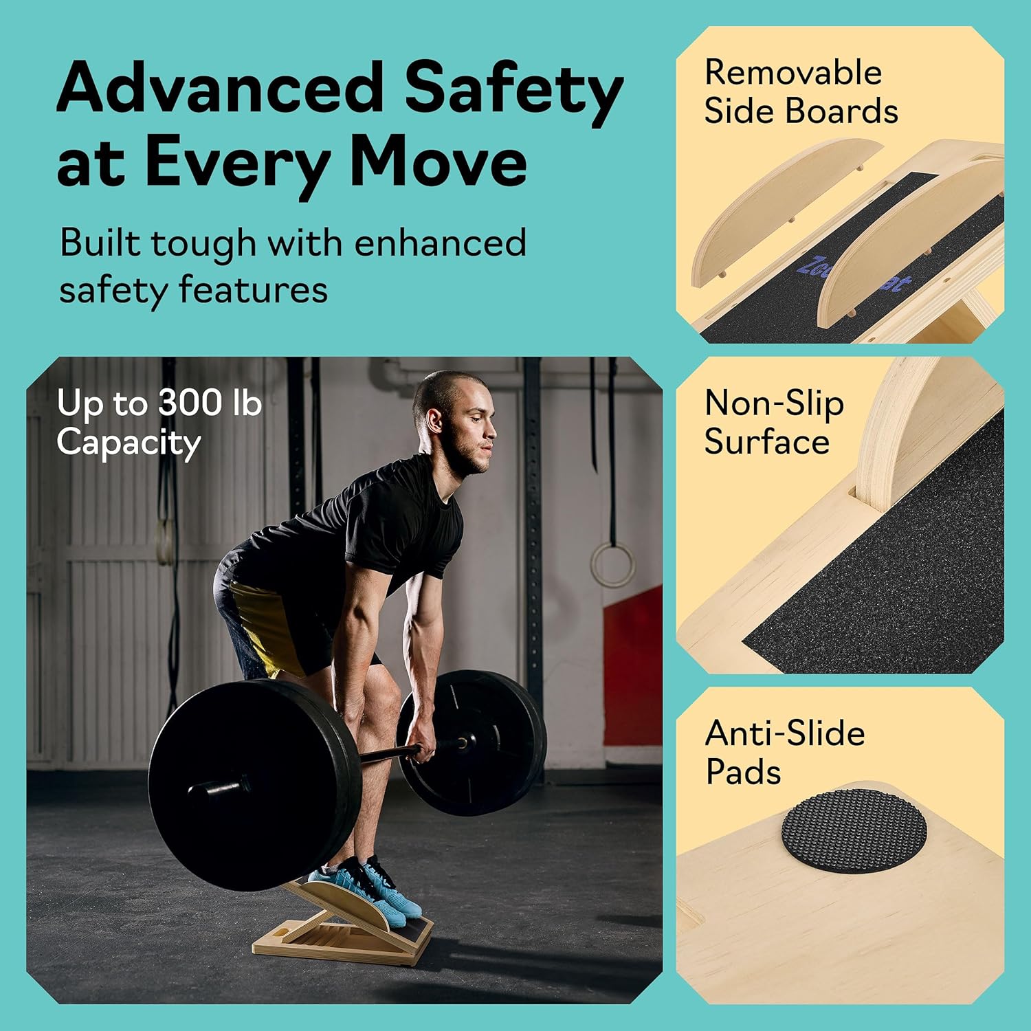 Secondary Images for Slant Board with 6 Incline Angles