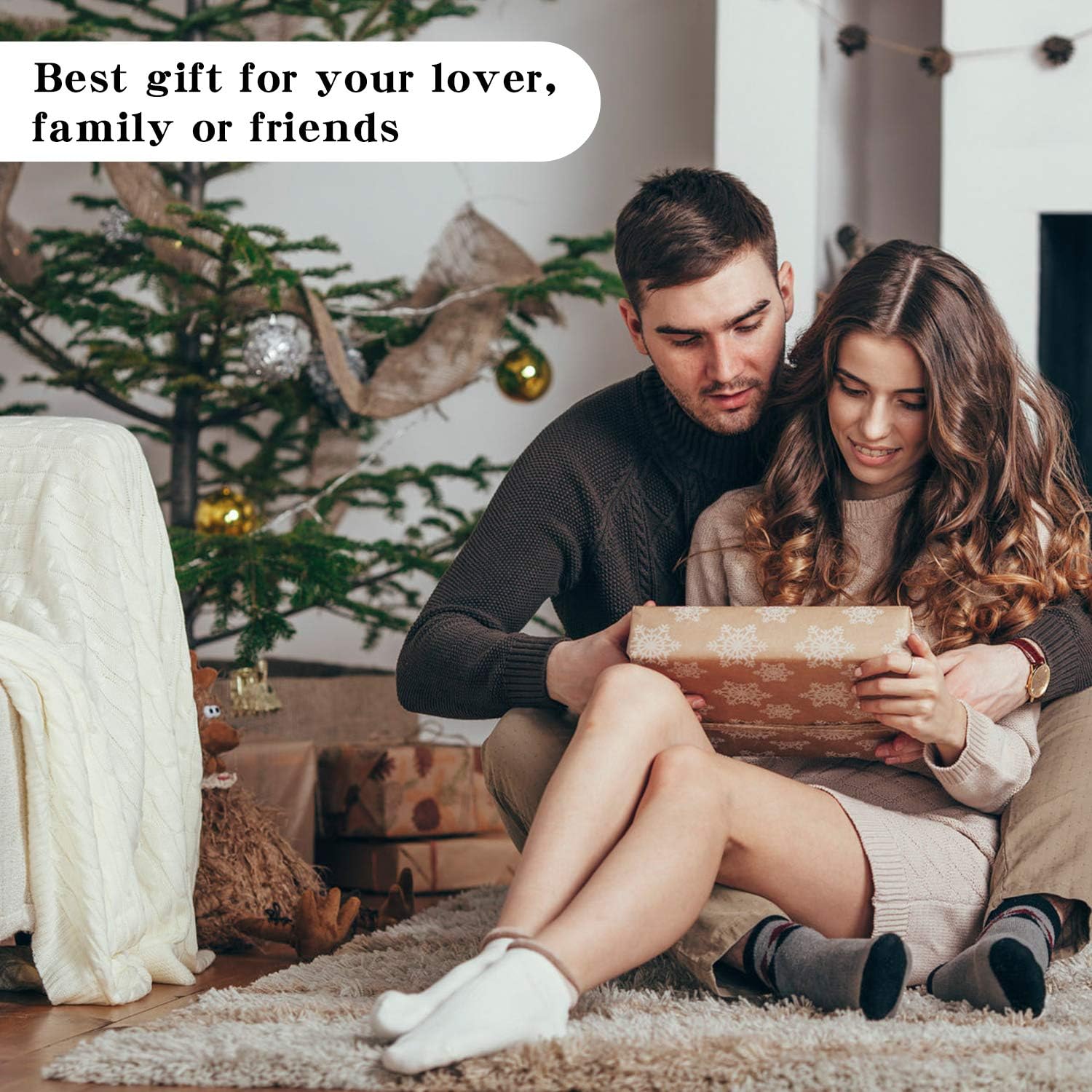 Promotes the product as an ideal gift for loved ones during the holiday season, emphasizing its suitability for various relationships.