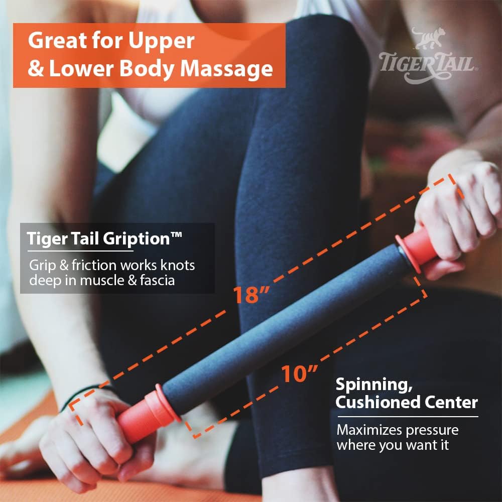 Highlights multiple features of the massage tool to show its versatility and effectiveness for both upper and lower body massage. Provides specific dimensions of the product to give customers a…