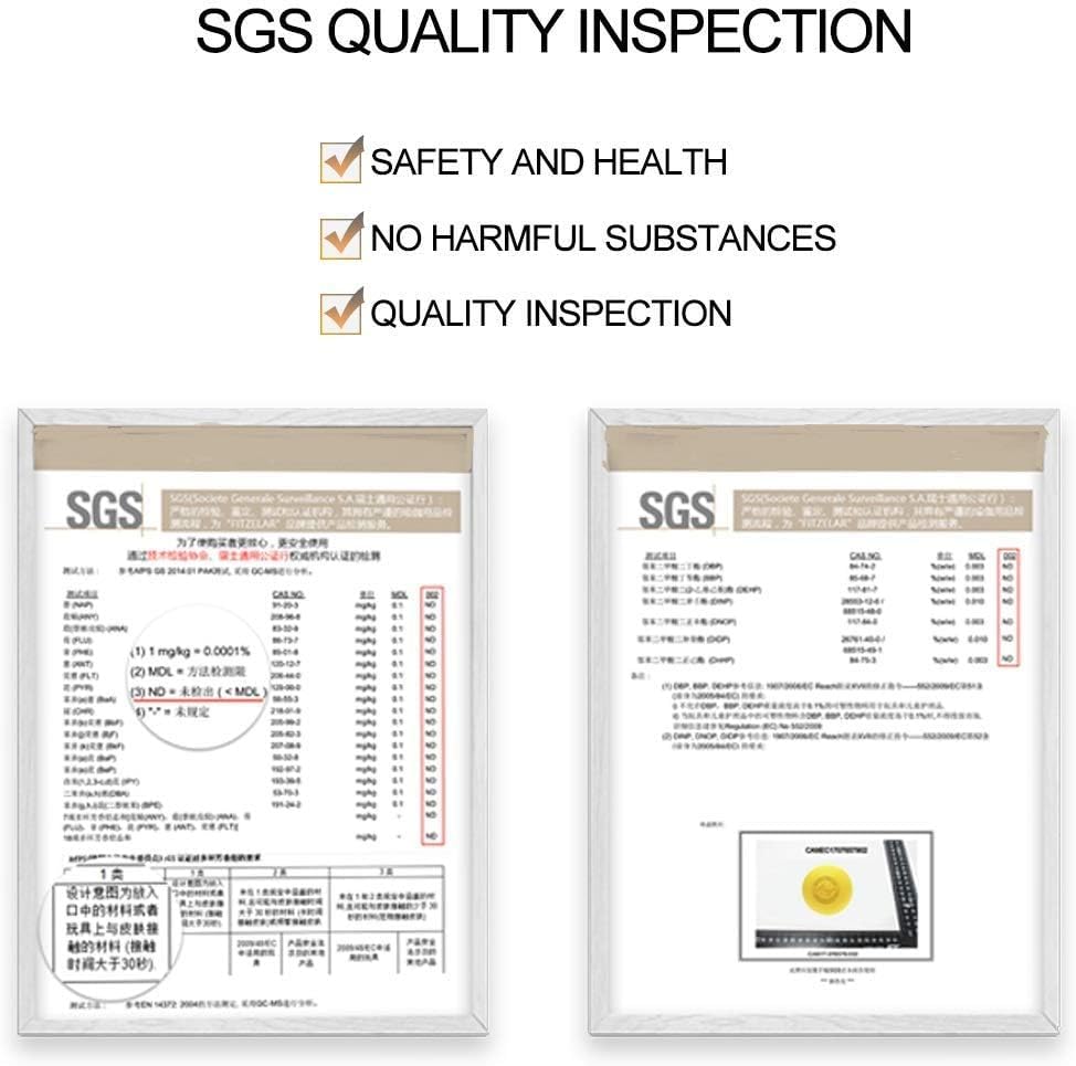 Demonstrates that the product has passed SGS quality inspection for safety, health, and absence of harmful substances, reassuring customers about product quality and safety.