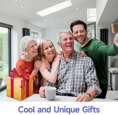 Shows the product as an ideal gift for family members across generations, emphasizing its versatility and appeal to different age groups. Highlights the product's suitability as a gift, likely for…