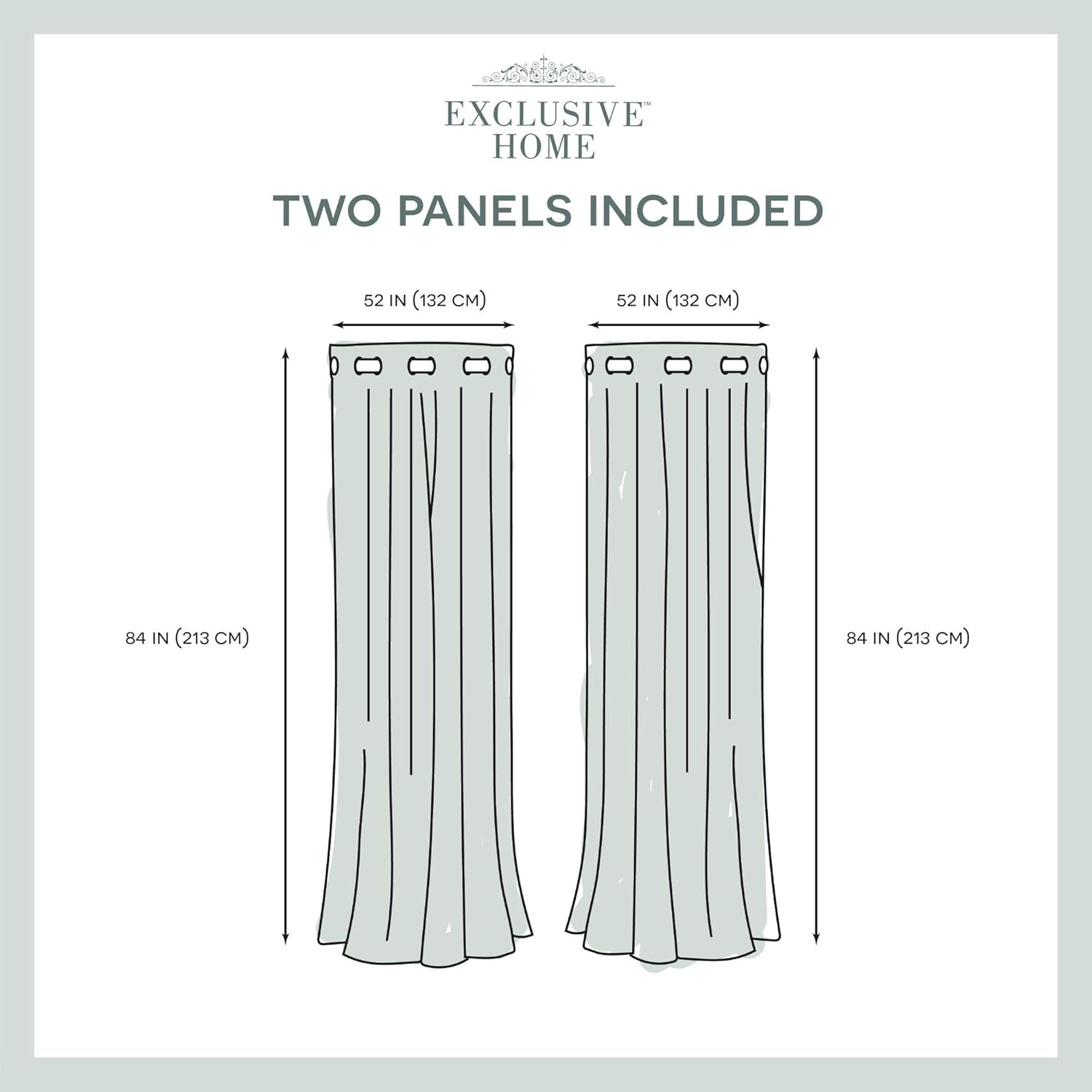 Secondary Images for TOWN & COUNTRY LUXE Talia Double Layer Indoor Curtains