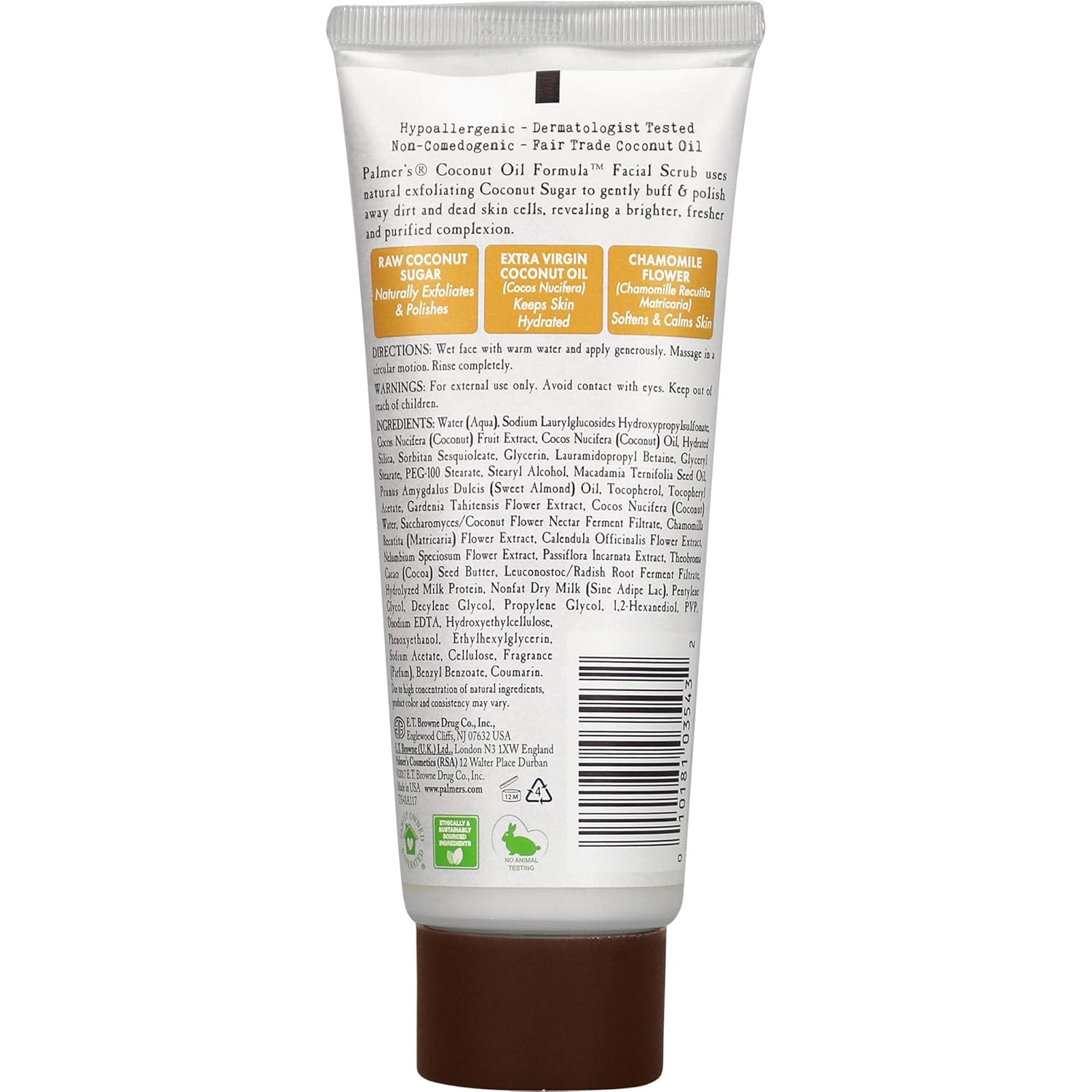 Secondary Images for Palmer's Coconut Oil Formula Coconut Sugar Facial Scrub Exfoliator