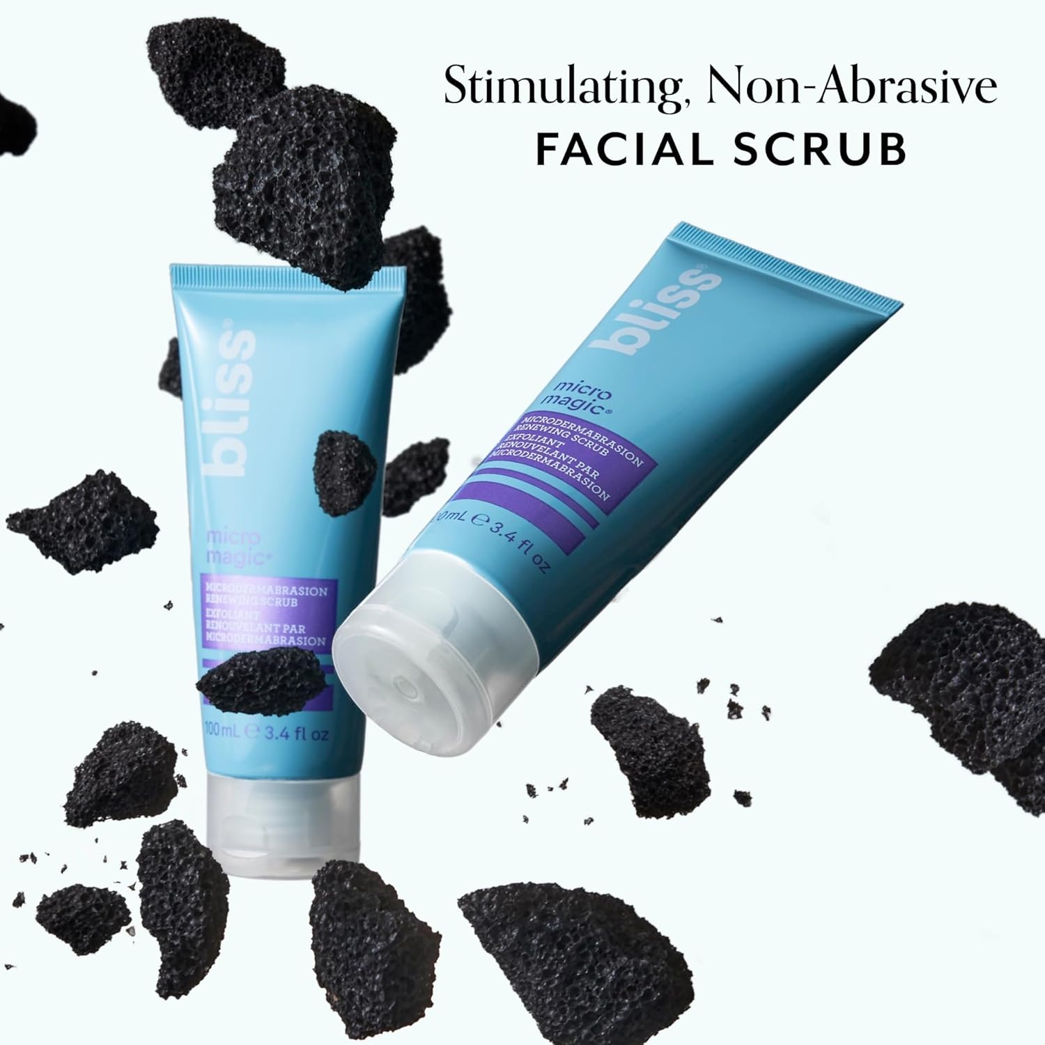 Highlights the product's gentle exfoliation properties, reassuring customers that it's effective yet safe for sensitive skin.