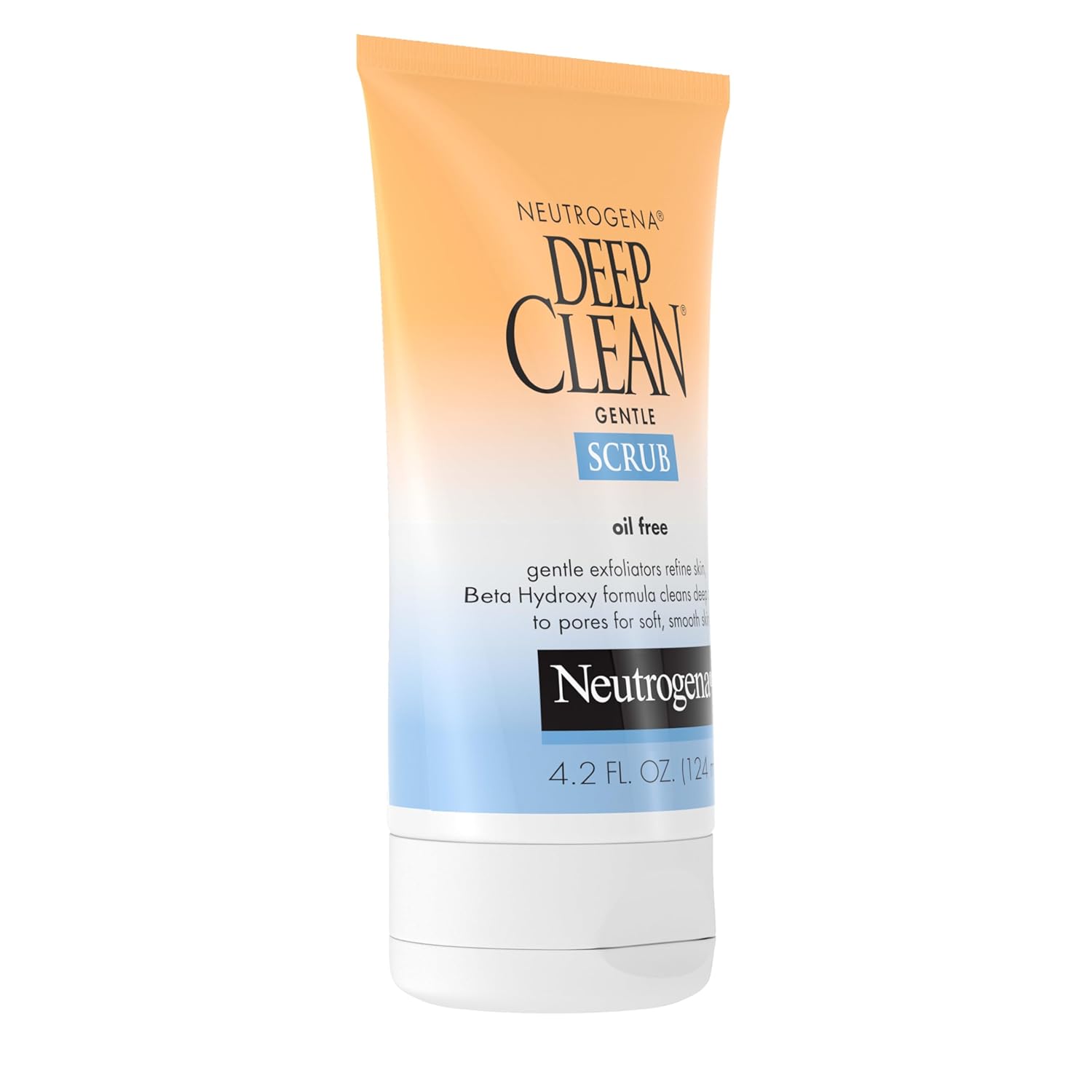 Highlights the product's gentle exfoliating properties for deep cleansing without harshness.
