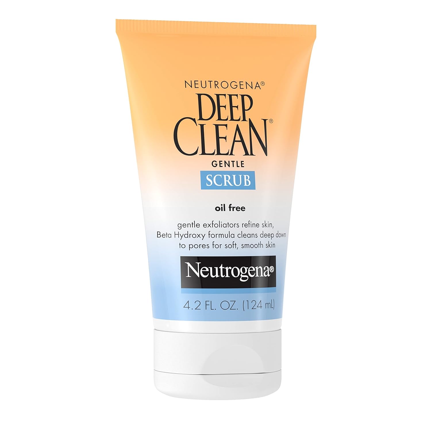 Highlights the product's gentle exfoliating properties for deep cleansing and skin refinement.