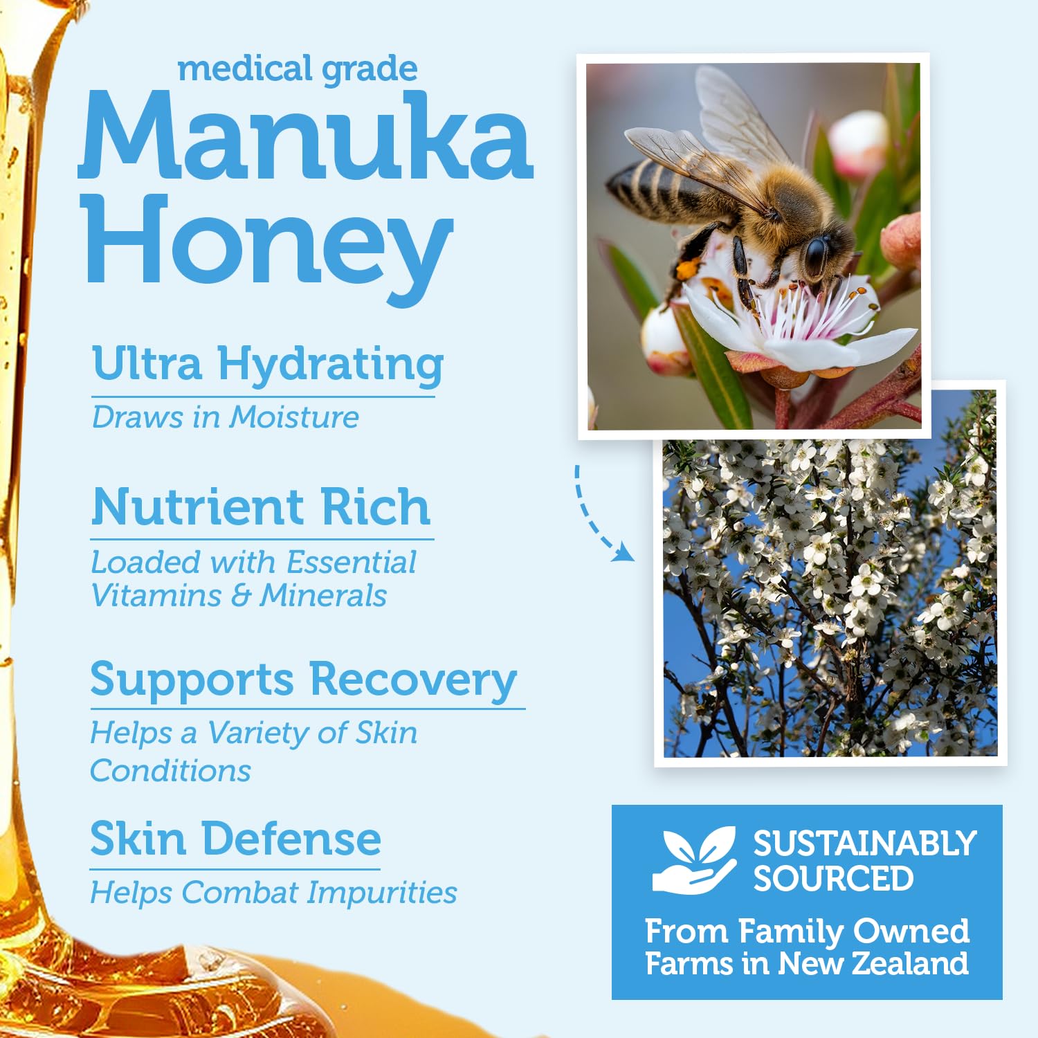 Secondary Images for Manuka Honey Exfoliating Face Scrub