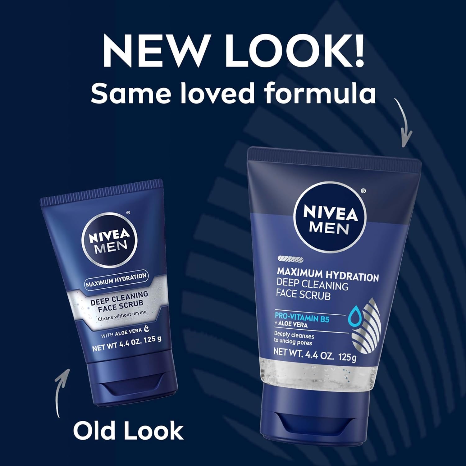 Informs customers about the new packaging design while reassuring them that the product formula remains unchanged.