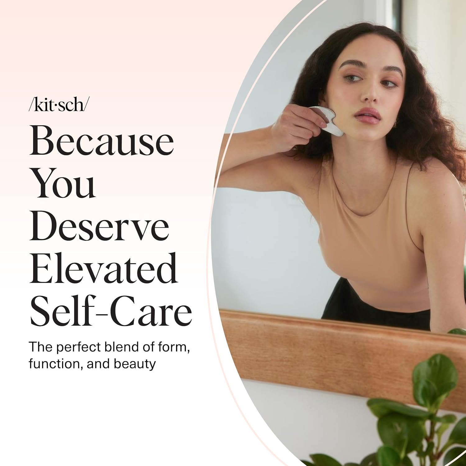 Emphasizes the brand's focus on elevated self-care and beauty, positioning their products as essential for personal wellness.