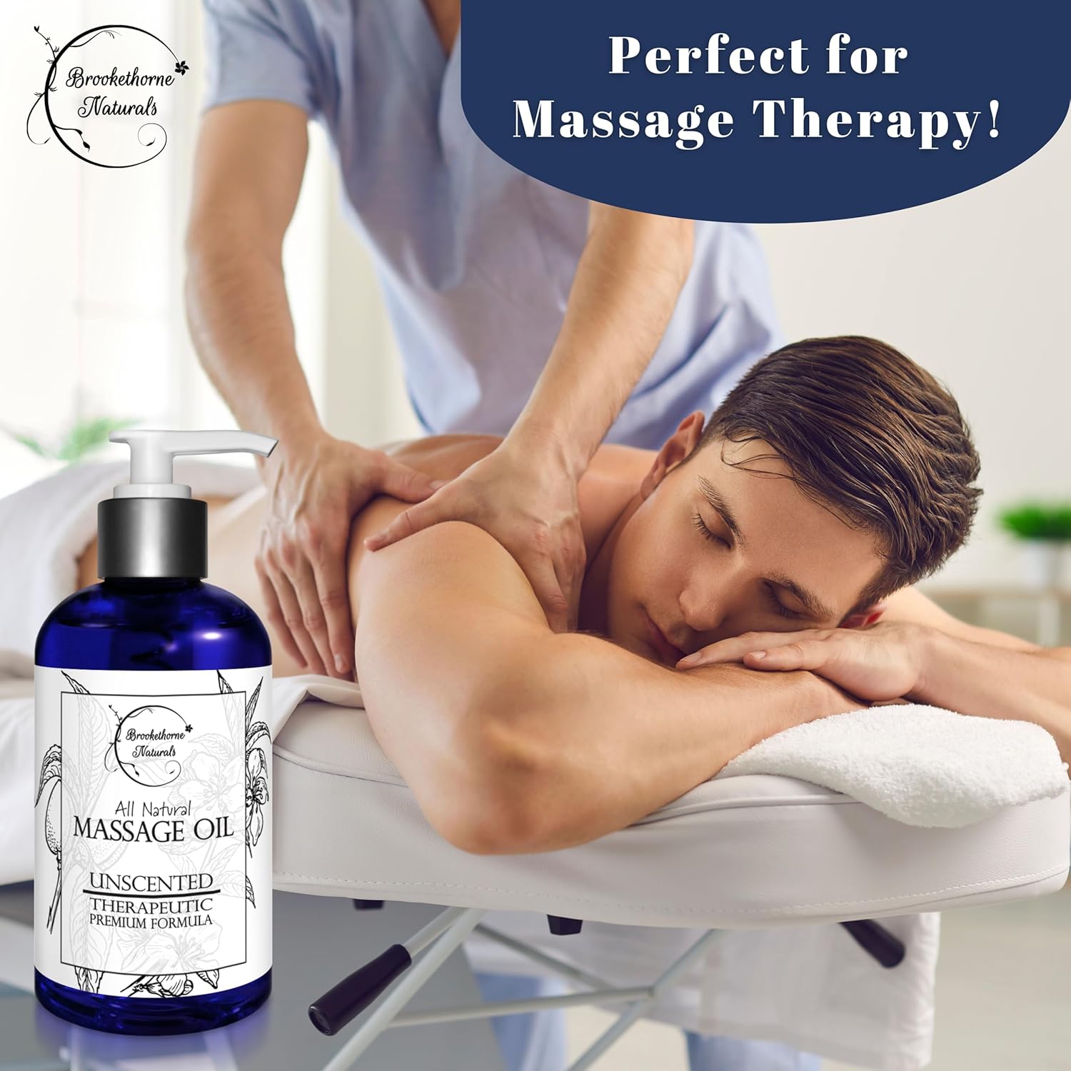 Secondary Images for Unscented Massage Oil for Massage Therapy