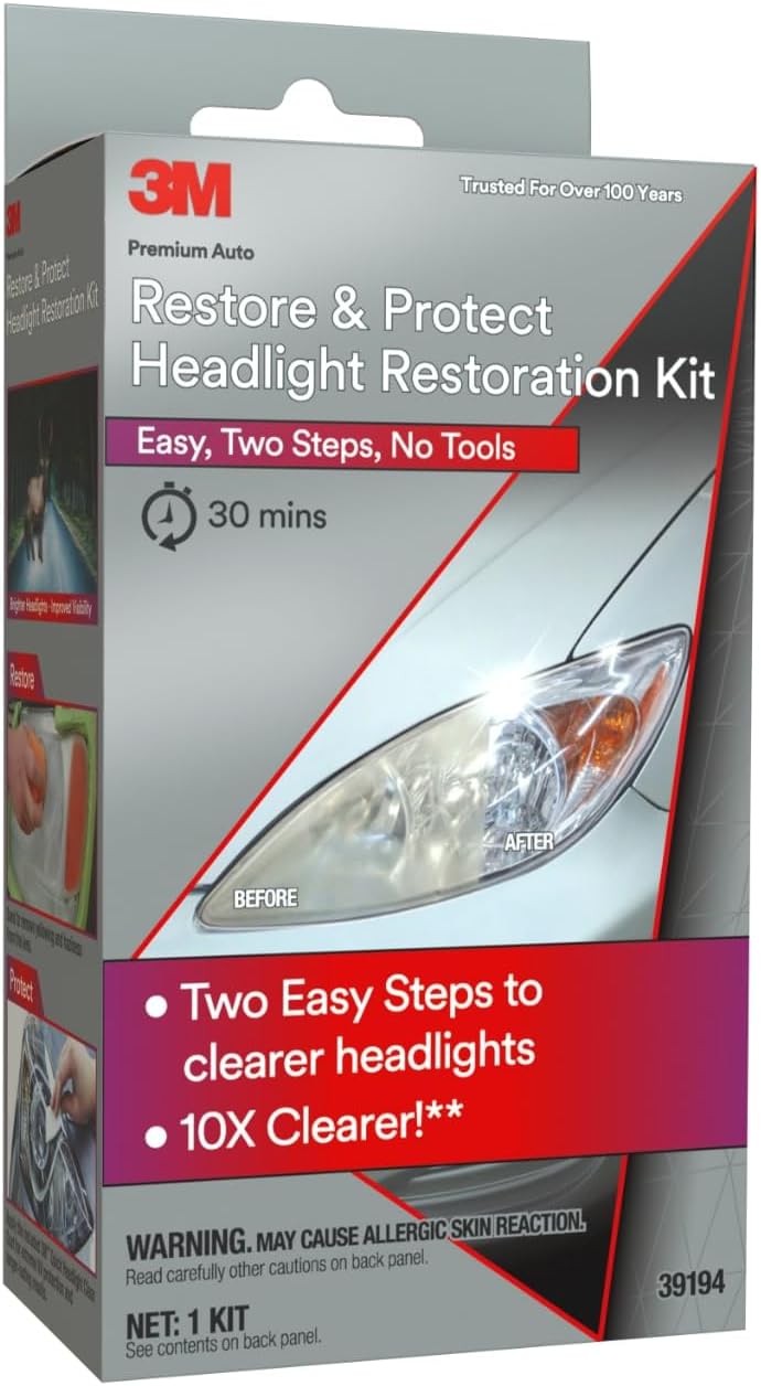 Secondary Images for 3M Auto Restore and Protect Headlight Restoration Kit
